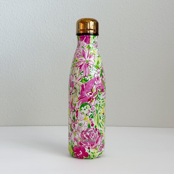 Lilly Pulitzer Other - Lilly Pulitzer x Swell Floral Lion Stainless Steel Water Bottle with Gold Lid